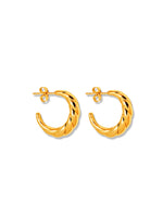 Dusk Twisted Hoop Earrings