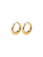 Antonia Chunky Oval Hoop Earrings