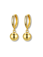 Melody Drop Ball Huggie Earrings