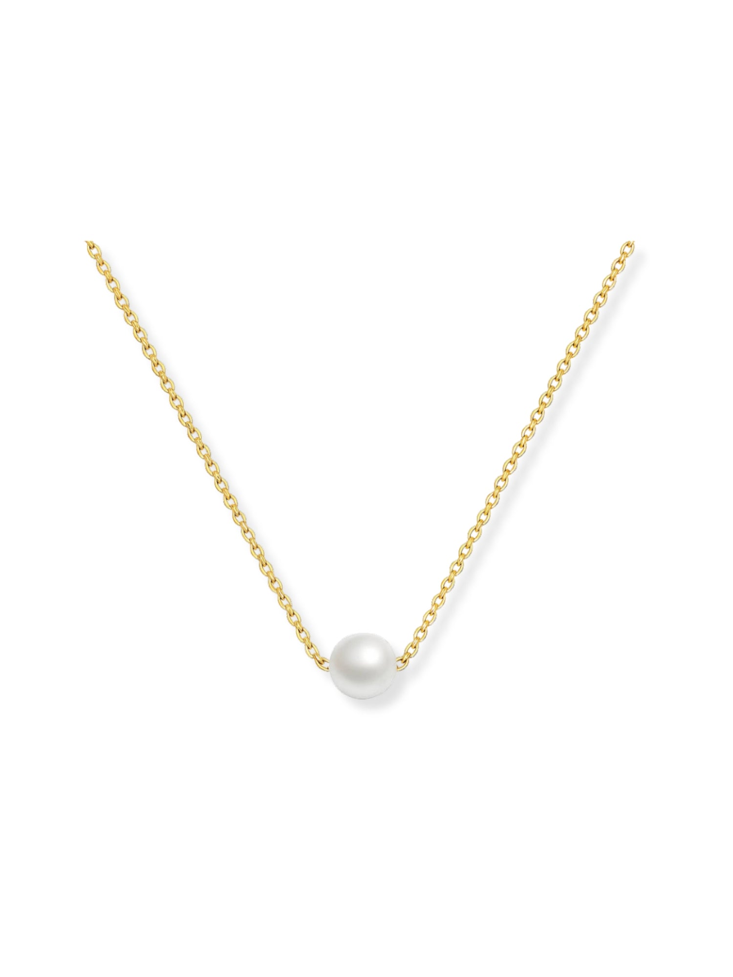 Sunrise Single Pearl Necklace