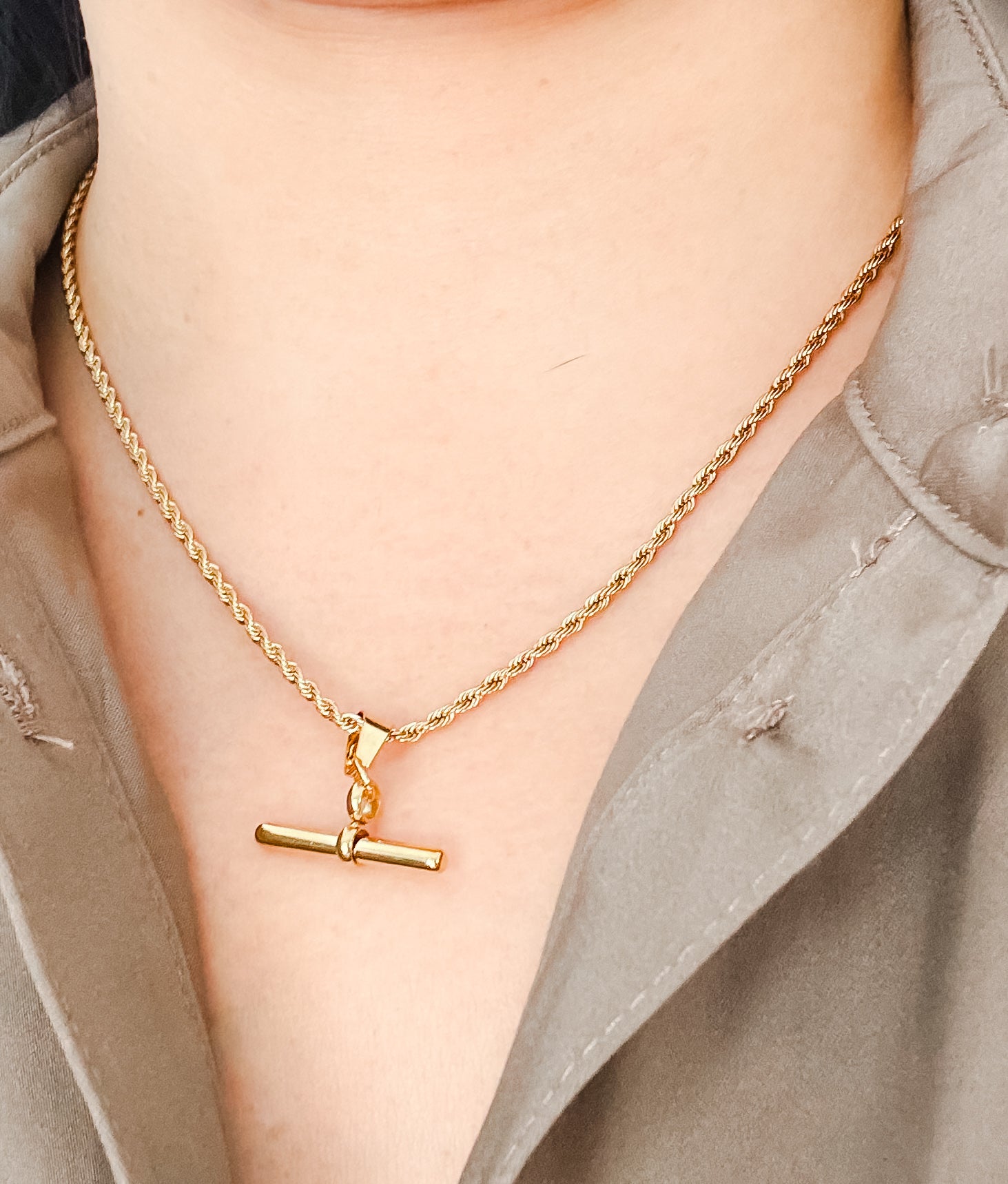 Horizon T-Bar Necklace