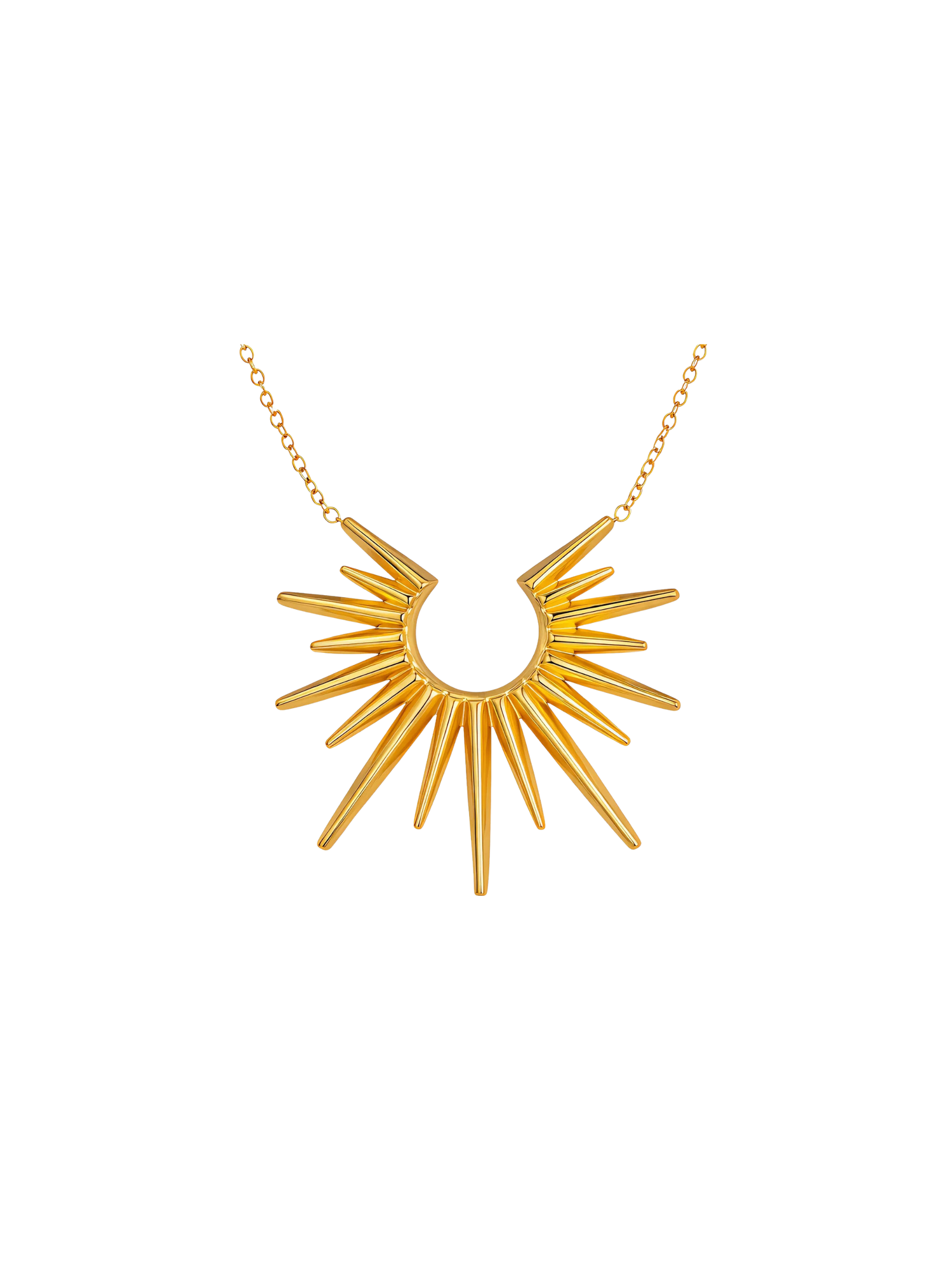 Clara Sunburst Pendant Necklace
