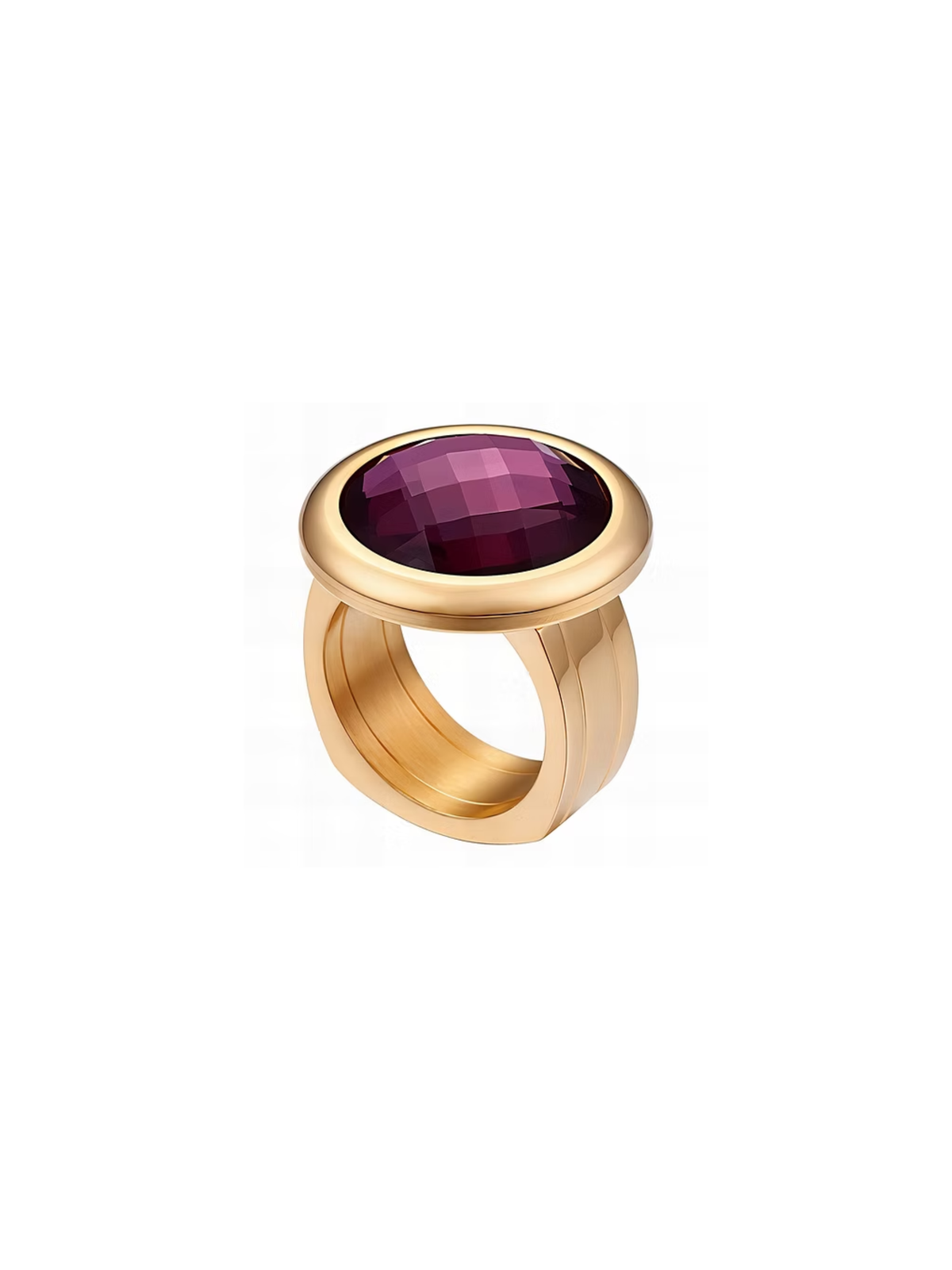Fern Amethyst Gemstone Ring
