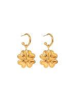 Fleur Four Leaf Clover Drop Earrings