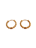 Rosemary Ball Huggie Earrings