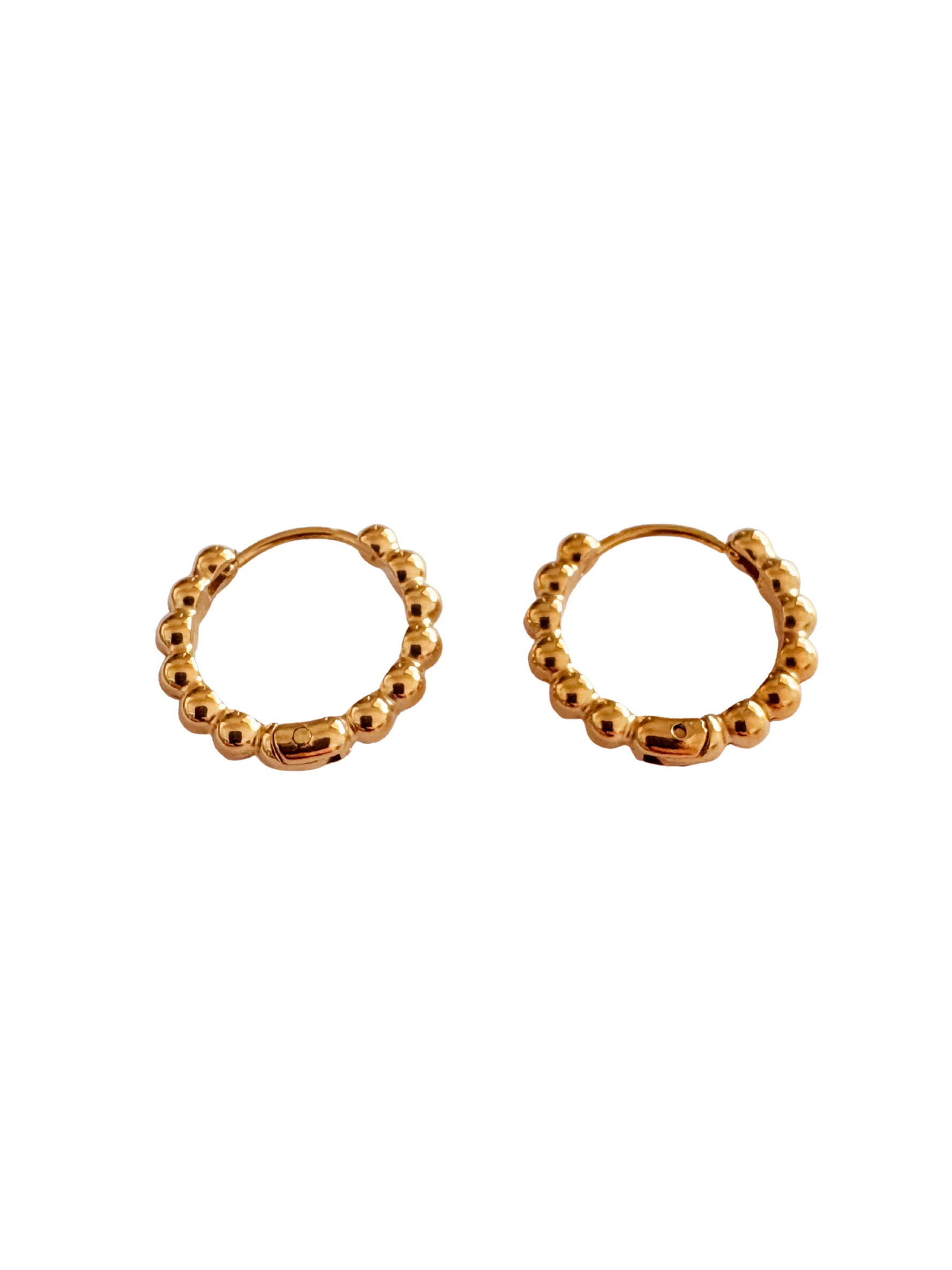 Rosemary Ball Huggie Earrings