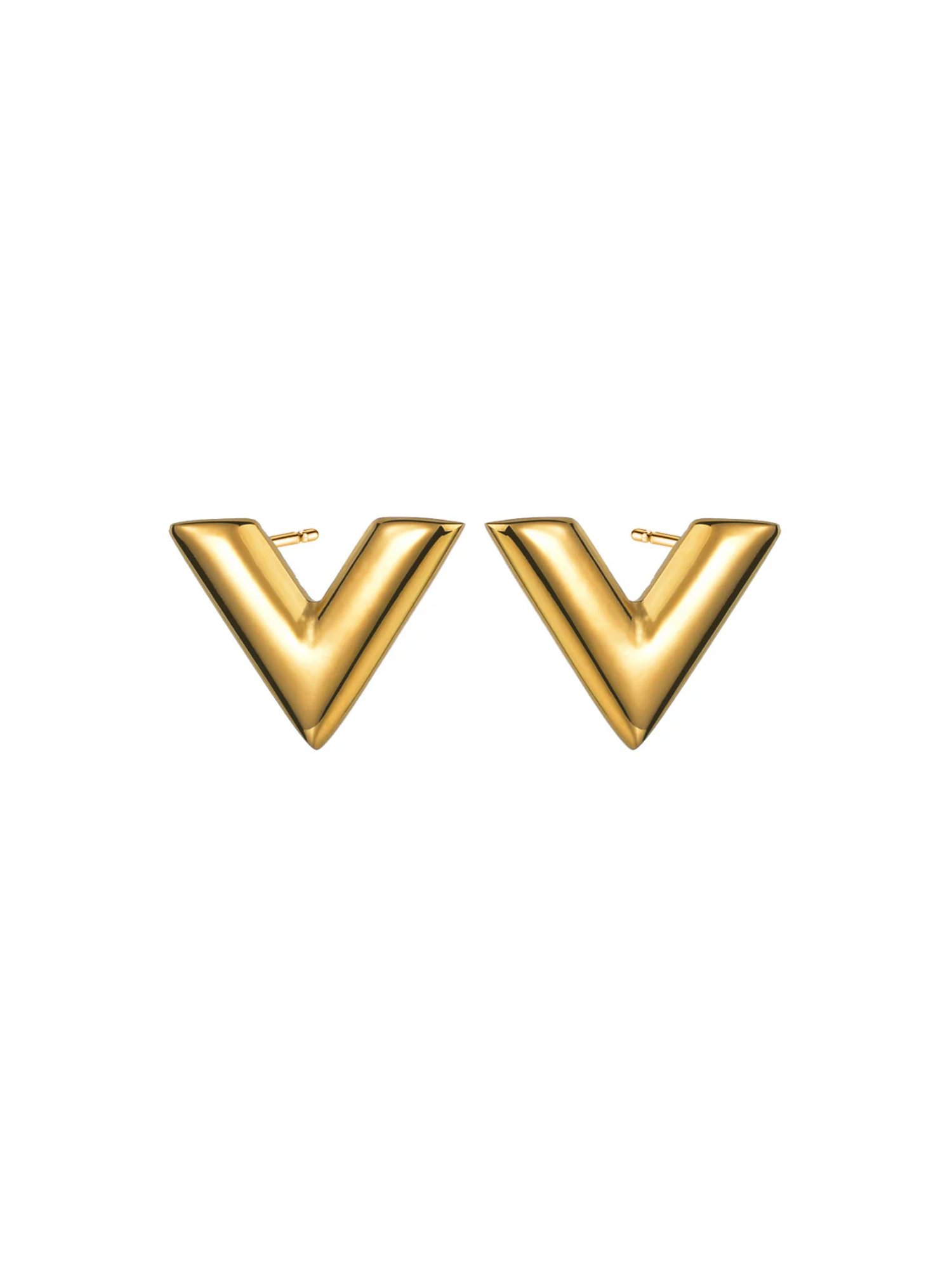 Vivienne V-Shaped Stud Earrings